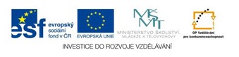 Obrázek log evropských fondů a projektů rozvoje vzdělávání